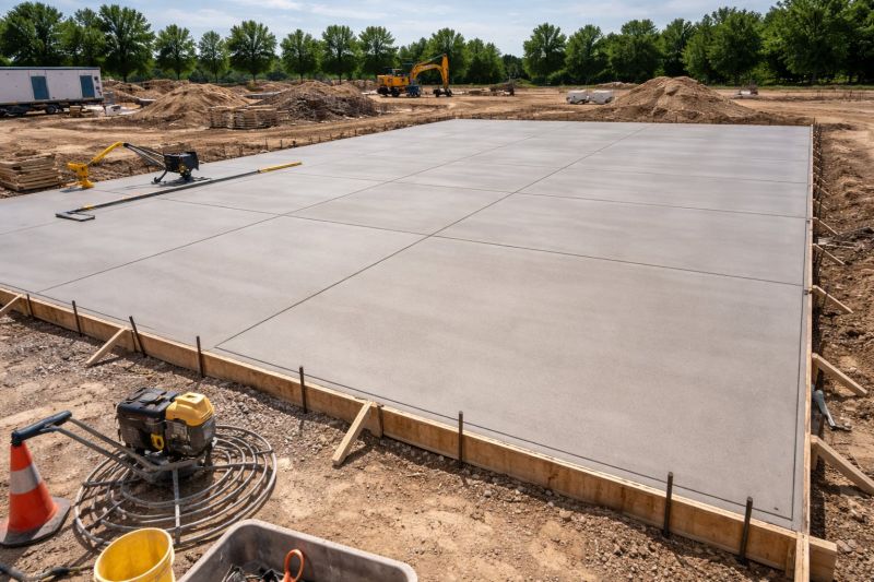 Commercial Slab Installation in Winston Salem, NC