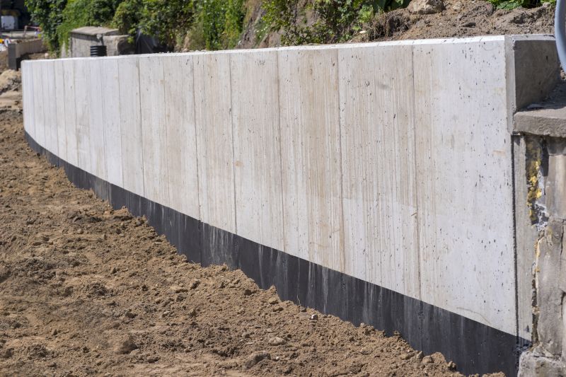 Concrete Retaining Wall Installation