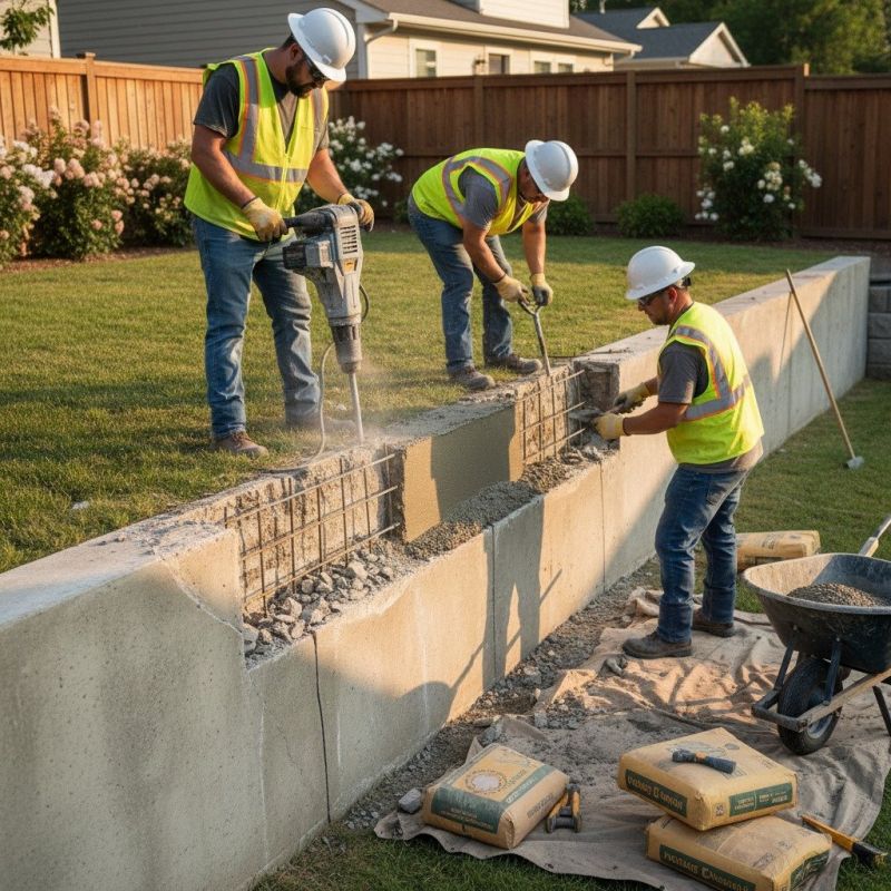 Foundation Wall Pouring